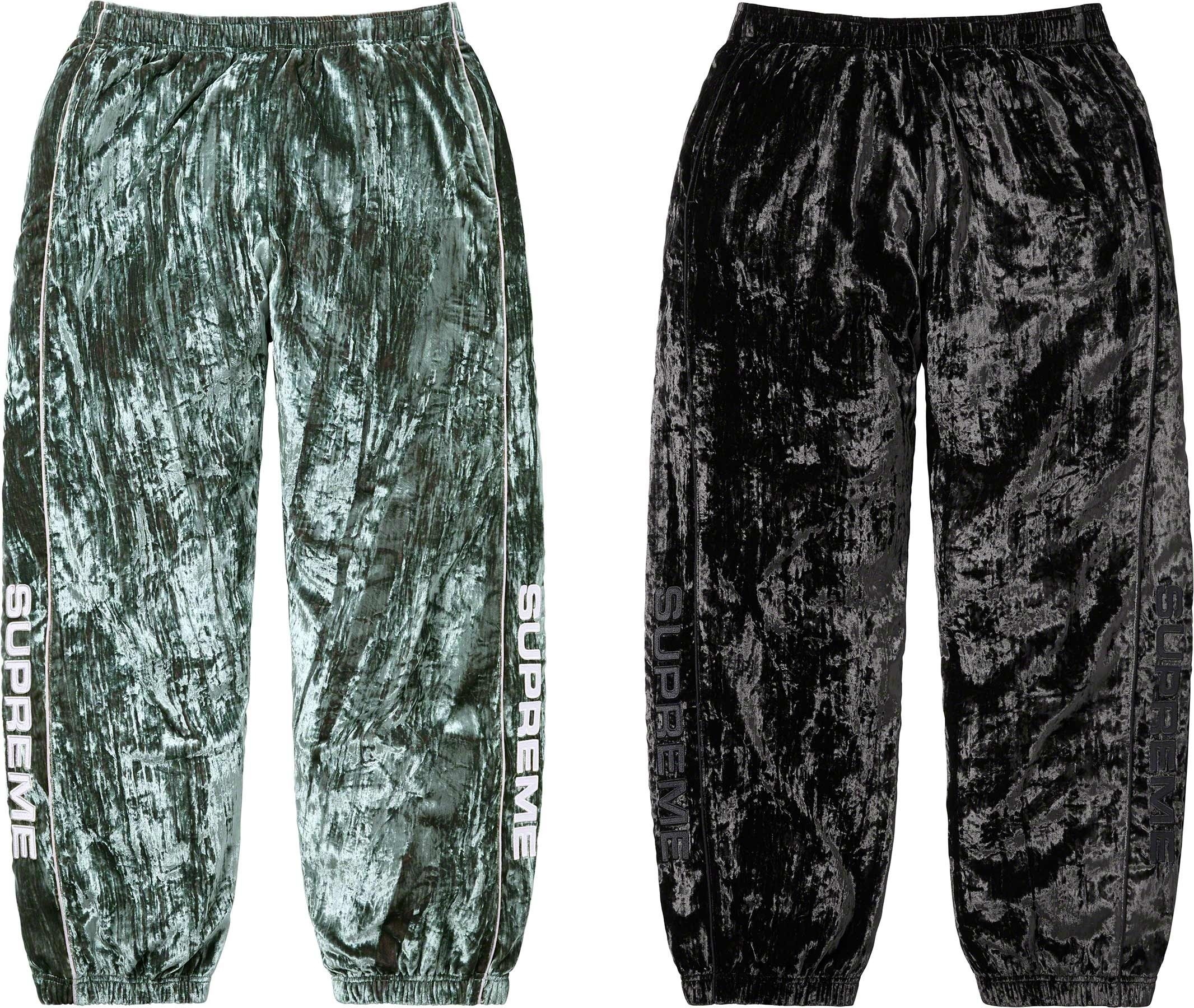 Crushed Velvet Track Pant